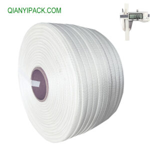 Cerclage en polyester tissé d'emballage flexible de 13 mm