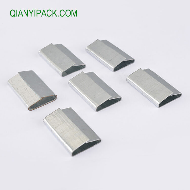 19mm Galvanized Metal Strapping Clips For Steel Strap QIANYIPACK
